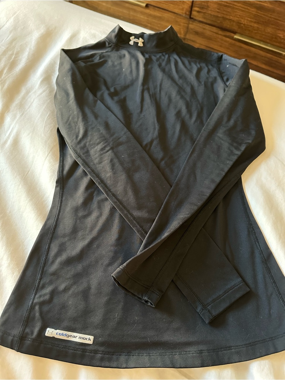 Under Armour Women’s Black ColdGear Mock Neck Base Layer